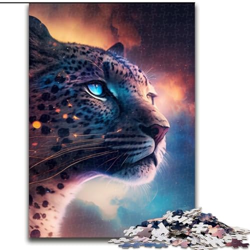 1000-teiliges Puzzle für Erwachsene, Fantasie-Leopard aus Holz, hochschwieriges Denkspiel für Jugendliche, 50x75cm, Lernspielzeug für Jugendliche, Heimbüro-Dekor 1000-teiliges Puzzle für Erwachsene, Fantasie-Leopard aus Holz, hochschwieriges Denkspiel für Jugendliche, 50x75cm, Lernspielzeug für Jugendliche, Heimbüro-Dekor von MLADSOEHK
