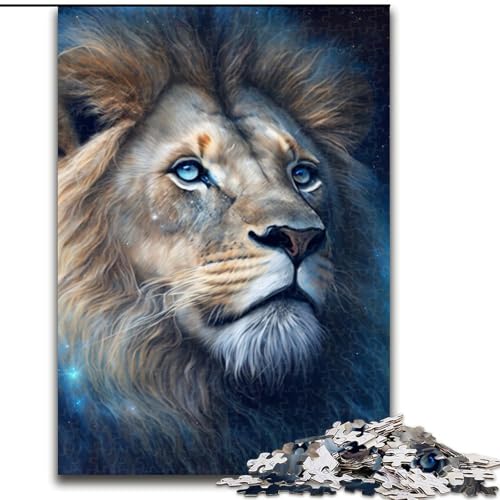 1000-teiliges Puzzle für Erwachsene, Fantasie-Löwe, aus Holz, hochschwieriges Denkspiel für Jugendliche, 50x75cm, Lernspielzeug für Jugendliche, Heimbüro-Dekor 1000-teiliges Puzzle für Erwachsene, Fantasie-Löwe, aus Holz, hochschwieriges Denkspiel für Jugendliche, 50x75cm, Lernspielzeug für Jugendliche, Heimbüro-Dekor von MLADSOEHK