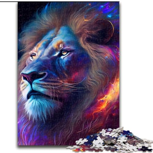 1000-teiliges Puzzle für Erwachsene, Fantasie-Löwe, aus Holz, hochschwieriges Denkspiel für Jugendliche, 50x75cm, Lernspielzeug für Jugendliche, Heimbüro-Dekor 1000-teiliges Puzzle für Erwachsene, Fantasie-Löwe, aus Holz, hochschwieriges Denkspiel für Jugendliche, 50x75cm, Lernspielzeug für Jugendliche, Heimbüro-Dekor von MLADSOEHK