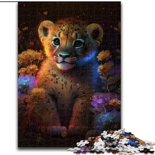 1000-teiliges Puzzle für Erwachsene, Fantasie-Löwe, aus Holz, perfektes DIY-Kunstdekor oder Geburtstagsgeschenk, 50x75cm, Lernspielzeug für Teenager, Heimbüro-Dekor 1000-teiliges Puzzle für Erwachsene, Fantasie-Löwe, aus Holz, perfektes DIY-Kunstdekor oder Geburtstagsgeschenk, 50x75cm, Lernspielzeug für Teenager, Heimbüro-Dekor von MLADSOEHK