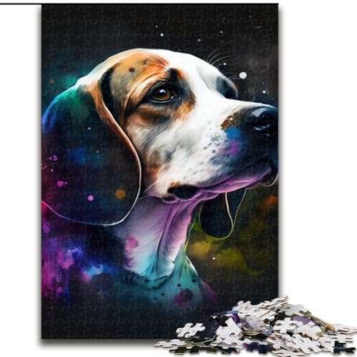 1000-teiliges Puzzle für Erwachsene, Fantasy-Beagle, aus Holz, lustige Aktivität für zu Hause, 50x75cm, für Heimdekoration, Gehirntraining von MLADSOEHK