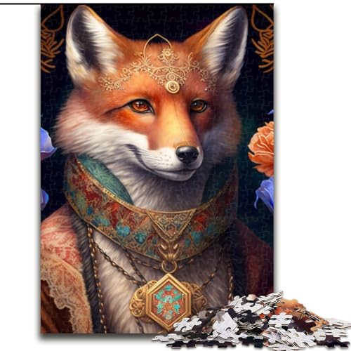 1000-teiliges Puzzle für Erwachsene, Fantasy-Fuchs, aus Holz, für Jugendliche ab 14 Jahren, Heimdekoration, 50x75cm, als Geburtstags-, Urlaubs-, Weihnachts 1000-teiliges Puzzle für Erwachsene, Fantasy-Fuchs, aus Holz, für Jugendliche ab 14 Jahren, Heimdekoration, 50x75cm, als Geburtstags-, Urlaubs-, Weihnachts von MLADSOEHK