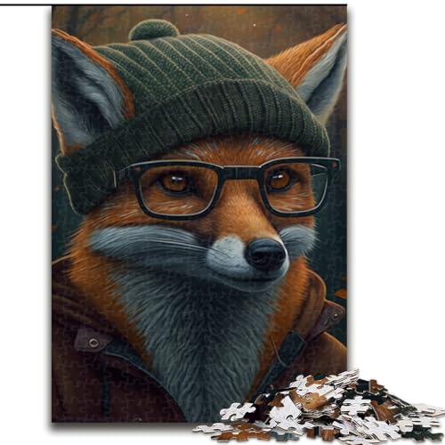 1000-teiliges Puzzle für Erwachsene, Fantasy-Fuchs, aus Holz, für Jugendliche ab 14 Jahren, Heimdekoration, 50x75cm, pädagogisches und unterhaltsames Indoor-Spiel für die Heimdekoration 1000-teiliges Puzzle für Erwachsene, Fantasy-Fuchs, aus Holz, für Jugendliche ab 14 Jahren, Heimdekoration, 50x75cm, pädagogisches und unterhaltsames Indoor-Spiel für die Heimdekoration von MLADSOEHK