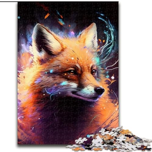 1000-teiliges Puzzle für Erwachsene, Fantasy-Fuchs, aus Holz, perfektes DIY-Kunstdekor oder Geburtstagsgeschenk, 50x75cm, Lernspielzeug für Teenager, Heimbüro-Dekor 1000-teiliges Puzzle für Erwachsene, Fantasy-Fuchs, aus Holz, perfektes DIY-Kunstdekor oder Geburtstagsgeschenk, 50x75cm, Lernspielzeug für Teenager, Heimbüro-Dekor von MLADSOEHK