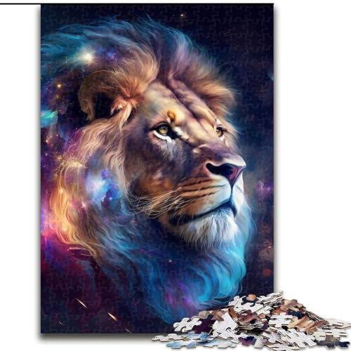 1000-teiliges Puzzle für Erwachsene, Fantasy-Löwe, aus Holz, für Jugendliche ab 14 Jahren, Heimdekoration, 50x75cm, für Geburtstag, Urlaub, Weihnachten, Halloween 1000-teiliges Puzzle für Erwachsene, Fantasy-Löwe, aus Holz, für Jugendliche ab 14 Jahren, Heimdekoration, 50x75cm, für Geburtstag, Urlaub, Weihnachten, Halloween von MLADSOEHK