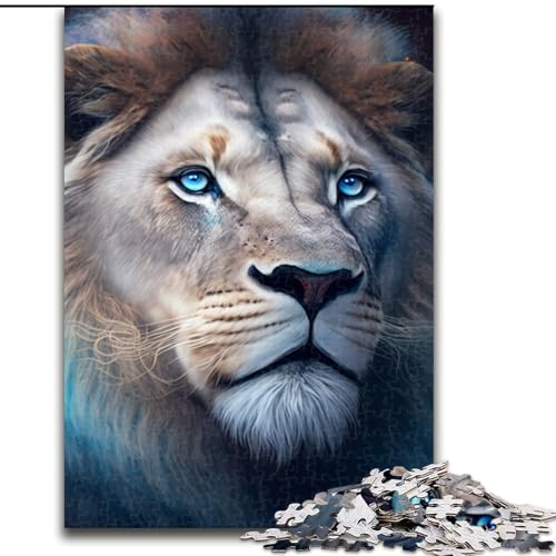 1000-teiliges Puzzle für Erwachsene, Fantasy-Löwe, aus Holz, für Jugendliche ab 14 Jahren, Heimdekoration, 50x75cm, für Geburtstag, Urlaub, Weihnachten, Halloween 1000-teiliges Puzzle für Erwachsene, Fantasy-Löwe, aus Holz, für Jugendliche ab 14 Jahren, Heimdekoration, 50x75cm, für Geburtstag, Urlaub, Weihnachten, Halloween von MLADSOEHK