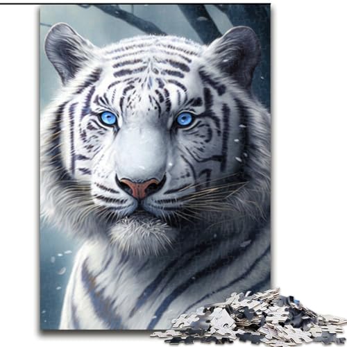 1000-teiliges Puzzle für Erwachsene, Fantasy-Tiger, aus Holz, hochschwieriges Denkspiel für Jugendliche, 50x75cm, Lernspielzeug für Jugendliche, Heimbüro-Dekor 1000-teiliges Puzzle für Erwachsene, Fantasy-Tiger, aus Holz, hochschwieriges Denkspiel für Jugendliche, 50x75cm, Lernspielzeug für Jugendliche, Heimbüro-Dekor von MLADSOEHK