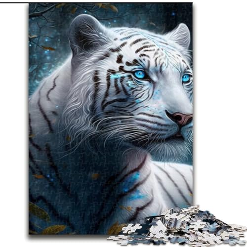 1000-teiliges Puzzle für Erwachsene, Fantasy-Tiger, aus Holz, hochschwieriges Denkspiel für Jugendliche, 50x75cm, Lernspielzeug für Jugendliche, Heimbüro-Dekor 1000-teiliges Puzzle für Erwachsene, Fantasy-Tiger, aus Holz, hochschwieriges Denkspiel für Jugendliche, 50x75cm, Lernspielzeug für Jugendliche, Heimbüro-Dekor von MLADSOEHK