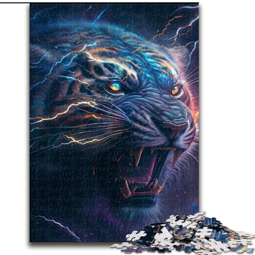 1000-teiliges Puzzle für Erwachsene, Fantasy-Tiger, aus Holz, hochschwieriges Denkspiel für Jugendliche, 50x75cm, Lernspielzeug für Jugendliche, Heimbüro-Dekor 1000-teiliges Puzzle für Erwachsene, Fantasy-Tiger, aus Holz, hochschwieriges Denkspiel für Jugendliche, 50x75cm, Lernspielzeug für Jugendliche, Heimbüro-Dekor von MLADSOEHK