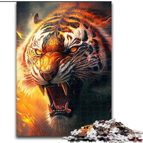 1000-teiliges Puzzle für Erwachsene, Fantasy-Tiger, aus Holz, hochschwieriges Denkspiel für Jugendliche, 50x75cm, Lernspielzeug für Jugendliche, Heimbüro-Dekor 1000-teiliges Puzzle für Erwachsene, Fantasy-Tiger, aus Holz, hochschwieriges Denkspiel für Jugendliche, 50x75cm, Lernspielzeug für Jugendliche, Heimbüro-Dekor von MLADSOEHK