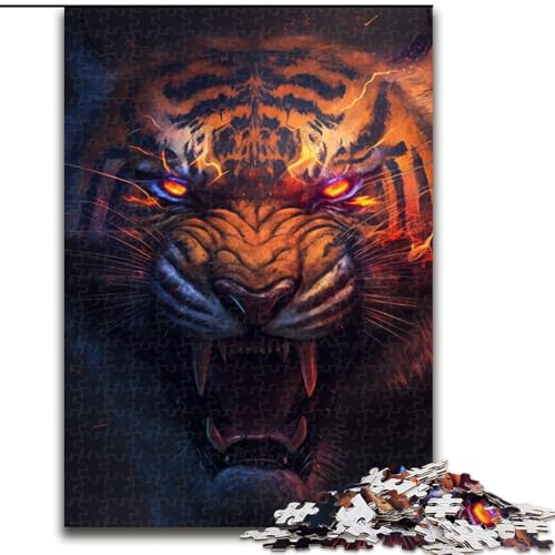1000-teiliges Puzzle für Erwachsene, Fantasy-Tiger, aus Holz, hochschwieriges Denkspiel für Jugendliche, 50x75cm, Lernspielzeug für Jugendliche, Heimbüro-Dekor 1000-teiliges Puzzle für Erwachsene, Fantasy-Tiger, aus Holz, hochschwieriges Denkspiel für Jugendliche, 50x75cm, Lernspielzeug für Jugendliche, Heimbüro-Dekor von MLADSOEHK