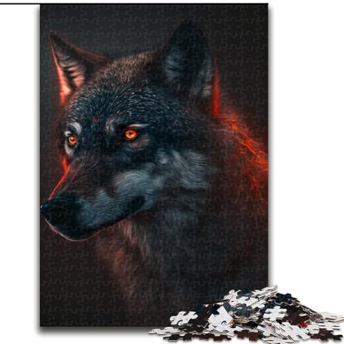 1000-teiliges Puzzle für Erwachsene, Fantasy-Wolf, aus Holz, hochschwieriges Denkspiel für Jugendliche, 50x75cm, Lernspielzeug für Jugendliche, Heimbüro-Dekor 1000-teiliges Puzzle für Erwachsene, Fantasy-Wolf, aus Holz, hochschwieriges Denkspiel für Jugendliche, 50x75cm, Lernspielzeug für Jugendliche, Heimbüro-Dekor von MLADSOEHK