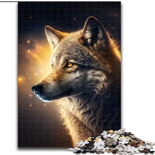 1000-teiliges Puzzle für Erwachsene, Fantasy-Wolf, aus Holz, perfekte DIY-Kunstdekoration oder Geburtstagsgeschenk, 50x75cm, Lernspielzeug für Teenager, Heimbüro-Dekor 1000-teiliges Puzzle für Erwachsene, Fantasy-Wolf, aus Holz, perfekte DIY-Kunstdekoration oder Geburtstagsgeschenk, 50x75cm, Lernspielzeug für Teenager, Heimbüro-Dekor von MLADSOEHK