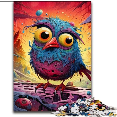 1000-teiliges Puzzle für Erwachsene, Farbvogel, aus Holz, hochschwieriges Denkspiel für Jugendliche, 50x75cm, für Teenager und Familienspaß 1000-teiliges Puzzle für Erwachsene, Farbvogel, aus Holz, hochschwieriges Denkspiel für Jugendliche, 50x75cm, für Teenager und Familienspaß von MLADSOEHK