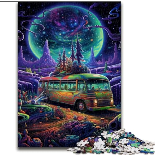 1000-teiliges Puzzle für Erwachsene, Galaxie-Busse, aus Holz, für Jugendliche ab 14 Jahren, Heimdekoration, 50x75cm, pädagogisches und unterhaltsames Indoor-Spiel für die Heimdekoration 1000-teiliges Puzzle für Erwachsene, Galaxie-Busse, aus Holz, für Jugendliche ab 14 Jahren, Heimdekoration, 50x75cm, pädagogisches und unterhaltsames Indoor-Spiel für die Heimdekoration von MLADSOEHK