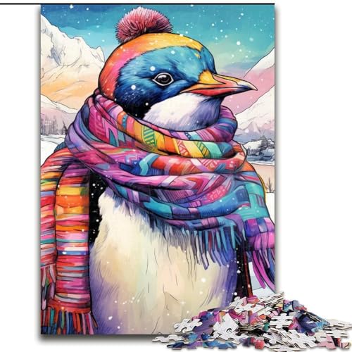 1000-teiliges Puzzle für Erwachsene, Kunst-Pinguin aus Holz, perfekte DIY-Kunstdekoration oder Geburtstagsgeschenk, 50x75cm, Lernspielzeug für Teenager, Heimbüro-Dekor 1000-teiliges Puzzle für Erwachsene, Kunst-Pinguin aus Holz, perfekte DIY-Kunstdekoration oder Geburtstagsgeschenk, 50x75cm, Lernspielzeug für Teenager, Heimbüro-Dekor von MLADSOEHK