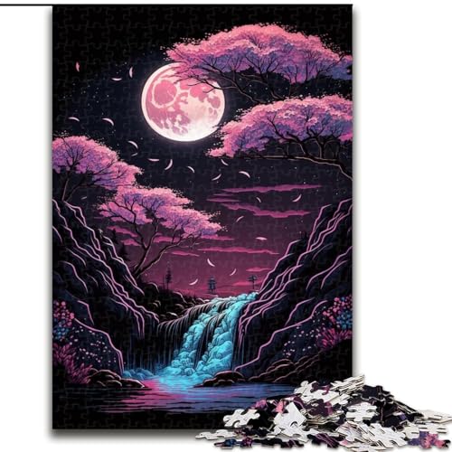 1000-teiliges Puzzle für Erwachsene, Mount Fuji, Japan-Puzzle, anspruchsvolles Denkspiel für Teenager, perfekt als Heimdekoration oder Geschenk (Größe: 26x38cm) von MLADSOEHK