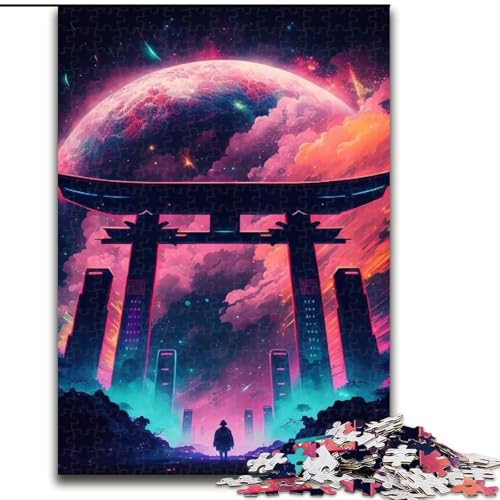 1000-teiliges Puzzle für Erwachsene, Tor zum Kosmos, aus Holz, perfekte Dekoration für Zuhause oder das Büro, 50x75cm, DIY-Kunstdekor 1000-teiliges Puzzle für Erwachsene, Tor zum Kosmos, aus Holz, perfekte Dekoration für Zuhause oder das Büro, 50x75cm, DIY-Kunstdekor von MLADSOEHK