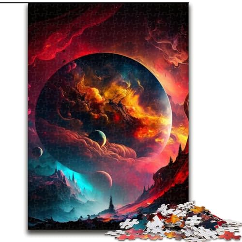 1000-teiliges Puzzle für Erwachsene, Universum, Planet, aus Holz, für Teenager ab 14 Jahren, Heimdekoration, 50x75cm, pädagogisches und unterhaltsames Indoor-Spiel für die Heimdekoration 1000-teiliges Puzzle für Erwachsene, Universum, Planet, aus Holz, für Teenager ab 14 Jahren, Heimdekoration, 50x75cm, pädagogisches und unterhaltsames Indoor-Spiel für die Heimdekoration von MLADSOEHK
