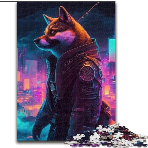 1000-teiliges Puzzle für Erwachsene, mechanischer Wolf, aus Holz, perfekte Dekoration für Zuhause oder das Büro, 50x75cm, DIY-Kunstdekor 1000-teiliges Puzzle für Erwachsene, mechanischer Wolf, aus Holz, perfekte Dekoration für Zuhause oder das Büro, 50x75cm, DIY-Kunstdekor von MLADSOEHK