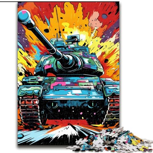 1000-teiliges Puzzle für Erwachsene,farbenfroher Kunstpanzer aus Holz,entspannende Unterhaltung, Heimdekoration,50x75cm,spannende Aktivität für den Spieleabend 1000-teiliges Puzzle für Erwachsene,farbenfroher Kunstpanzer aus Holz,entspannende Unterhaltung, Heimdekoration,50x75cm,spannende Aktivität für den Spieleabend von MLADSOEHK