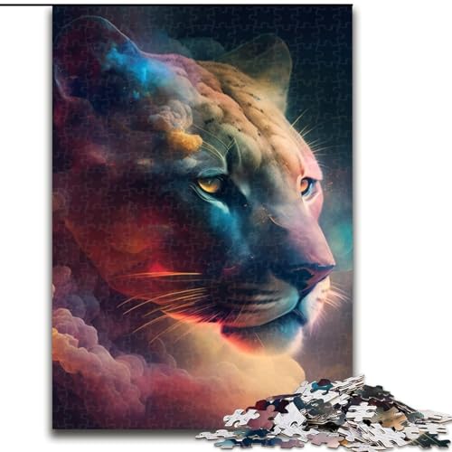 1000-teiliges Puzzle für Erwachsene „Cougar Nebula“ aus Holz, hochschwieriges Denkspiel für Jugendliche, 50x75cm, Lernspielzeug für Jugendliche, Heimbüro-Dekor 1000-teiliges Puzzle für Erwachsene „Cougar Nebula“ aus Holz, hochschwieriges Denkspiel für Jugendliche, 50x75cm, Lernspielzeug für Jugendliche, Heimbüro-Dekor von MLADSOEHK