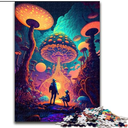 1000-teiliges Puzzle für Erwachsene „Reisende in einem Anderen Reich“, anspruchsvolles Denkspiel für Teenager, perfekt als Heimdekoration oder Geschenk (Größe: 26x38cm) von MLADSOEHK