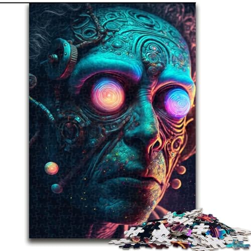 1000-teiliges Puzzle für Erwachsene Der Schöpfer, Stressabbau, schwierige Herausforderung, Wichtelgeschenke für Kinder ab 14 Jahren (Größe 26x38cm) von MLADSOEHK