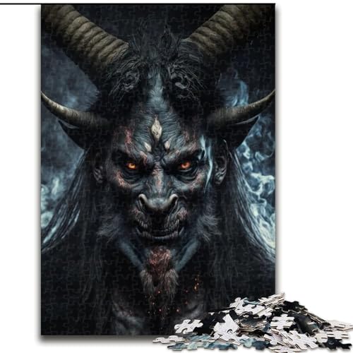 1000-teiliges Puzzle für Erwachsene und Jugendliche, Dark Lord, dekomprimierendes intellektuelles Lernspielzeug, Geburtstagsgeschenk, Geschenke (Größe 26x38cm) von MLADSOEHK