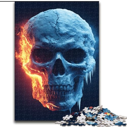 1000-teiliges Puzzle für Erwachsene und Jugendliche, Skelettkunst, Dekomprimierendes intellektuelles Lernspielzeug, Geburtstagsgeschenk, Geschenke (Größe 26x38cm) von MLADSOEHK