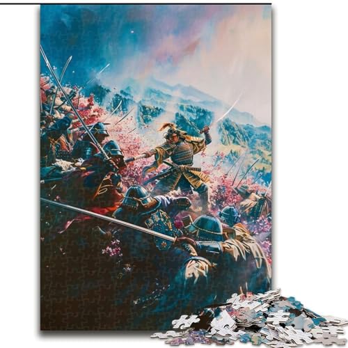 1000-teiliges Puzzle für Erwachsene und Jugendliche, japanischer Ninja, Spielzeug zum Stressabbau, einzigartige Heimdekoration und Geschenke für 14-Jährige (Größe 26x38cm) von MLADSOEHK