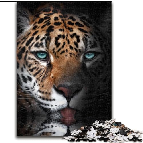 1000-teiliges Puzzle für Erwachsene und Jugendliche, trinkender Jaguar, Stressabbau-Spielzeug, einzigartige Heimdekoration und Geschenke für 14-Jährige (Größe 26x38cm) von MLADSOEHK