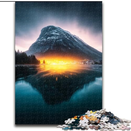 1000-teiliges Puzzle für Erwachsene und Jugendliche,wunderschöne Berge und Seen,für Kinder ab 14 Jahren,geeignet für Paare,Spaß bei Aktivitäten zu Hause,Geburtstagsgeschenk,Reisegeschenk Größe 50x75cm 1000-teiliges Puzzle für Erwachsene und Jugendliche,wunderschöne Berge und Seen,für Kinder ab 14 Jahren,geeignet für Paare,Spaß bei Aktivitäten zu Hause,Geburtstagsgeschenk,Reisegeschenk Größe 50x75cm von MLADSOEHK