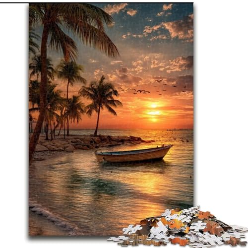1000-teiliges Puzzle für Erwachsene und Jugendliche mit Meerblick, hilft dem Gehirn, süchtig machendes Spielzeug zu trainieren, um Geduld zu fördern, perfekte Dekoration (Größe 26x38cm) von MLADSOEHK