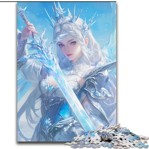 1000-teiliges Puzzle für Jugendliche und Erwachsene, Anime-Engel, für Lernspiele, Herausforderungsspielzeug, zur Verbesserung des Gedächtnisses für 14-Jährige (Größe 26x38cm) von MLADSOEHK