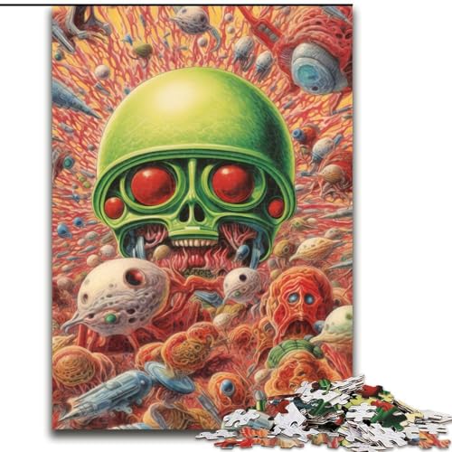 1000-teiliges Puzzle für Jugendliche und Erwachsene, Marsmenagerie, Lernspiel, Herausforderungsspielzeug, verbessert das Gedächtnis, für 14-Jährige (Größe 50x75cm) von MLADSOEHK