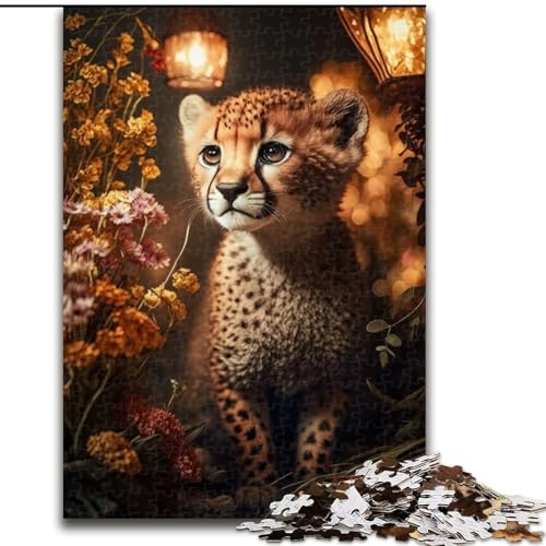 1000-teiliges Puzzle für Jugendliche und Erwachsene, magisches Fantasy-Gepardenjunges, für Lernspiele, herausforderndes Spielzeug, zur Verbesserung des Gedächtnisses für 14-Jährige (Größe 50x75cm) 1000-teiliges Puzzle für Jugendliche und Erwachsene, magisches Fantasy-Gepardenjunges, für Lernspiele, herausforderndes Spielzeug, zur Verbesserung des Gedächtnisses für 14-Jährige (Größe 50x75cm) von MLADSOEHK