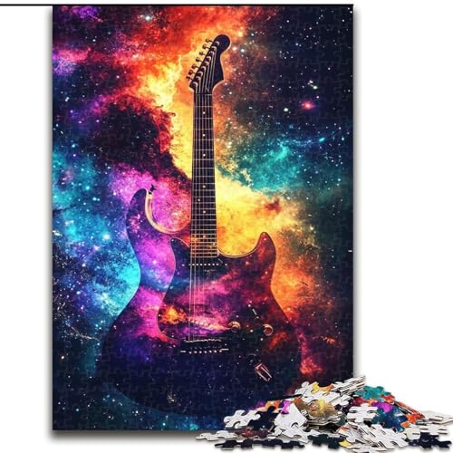 1000-teiliges Puzzle für Teenager, Galaxie-Gitarre, lehrreich ganze Familie (Größe 26x38cm) von MLADSOEHK