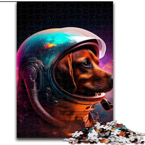 1000-teiliges Puzzle für Teenager, Weltraum-Dackelwurst, lehrreich ganze Familie (Größe 50x75cm) von MLADSOEHK