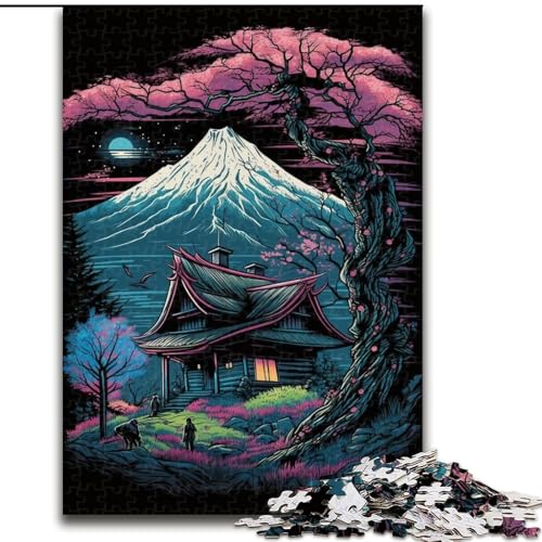 JigsawPuzzle 1000 Teile für Erwachsene, Puzzle im japanischen Stil, anspruchsvolles Denkspiel, Familienaktivität, Heimdekoration, (Größe: 26x38cm) von MLADSOEHK