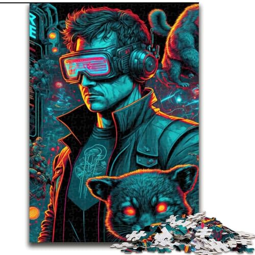 JigsawPuzzle 1000 Teile für Erwachsene, Spieler-Puzzle, anspruchsvolles Denkspiel, Familienaktivität, Heimdekoration, (Größe: 26x38cm) von MLADSOEHK