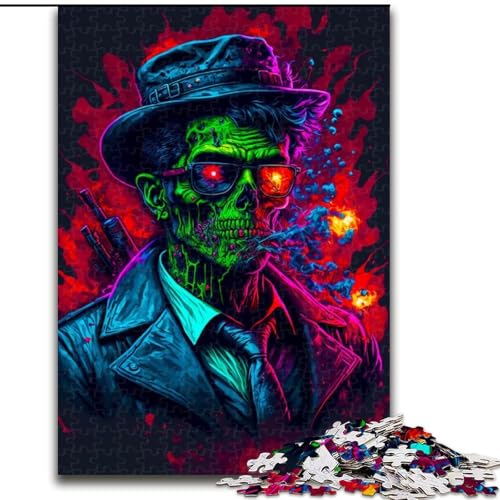JigsawPuzzle 1000 Teile für Erwachsene Gangster Zombie Elegantes Puzzle Herausforderndes Denkspiel, Familienaktivität, Heimdekoration, (Größe: 50x75cm) von MLADSOEHK