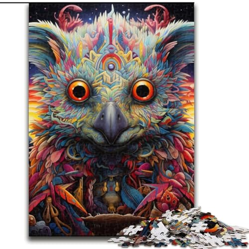 Puzzle 1000 Teile, Art Koalas aus Holz, für Teenager ab 14 Jahren, Heimdekoration, 50x75cm, pädagogisches und unterhaltsames Indoor-Spiel für die Heimdekoration Puzzle 1000 Teile, Art Koalas aus Holz, für Teenager ab 14 Jahren, Heimdekoration, 50x75cm, pädagogisches und unterhaltsames Indoor-Spiel für die Heimdekoration von MLADSOEHK
