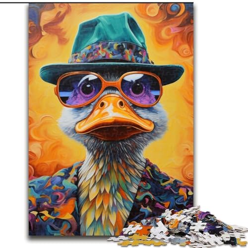 Puzzle 1000 Teile, Bunte Kunstenten aus Holz, für Teenager ab 14 Jahren, Heimdekoration, 50x75cm, pädagogisches und unterhaltsames Indoor-Spiel für die Heimdekoration Puzzle 1000 Teile, Bunte Kunstenten aus Holz, für Teenager ab 14 Jahren, Heimdekoration, 50x75cm, pädagogisches und unterhaltsames Indoor-Spiel für die Heimdekoration von MLADSOEHK
