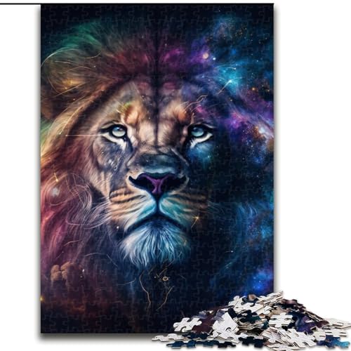 Puzzle 1000 Teile, Fantasie-Löwe aus Holz, Geschenkidee für die Feiertage, humorvolles Kunstwerk, detailliertes Kunstwerk, 50x75cm, für Geburtstag, Feiertage, Weihnachten, Halloween Puzzle 1000 Teile, Fantasie-Löwe aus Holz, Geschenkidee für die Feiertage, humorvolles Kunstwerk, detailliertes Kunstwerk, 50x75cm, für Geburtstag, Feiertage, Weihnachten, Halloween von MLADSOEHK