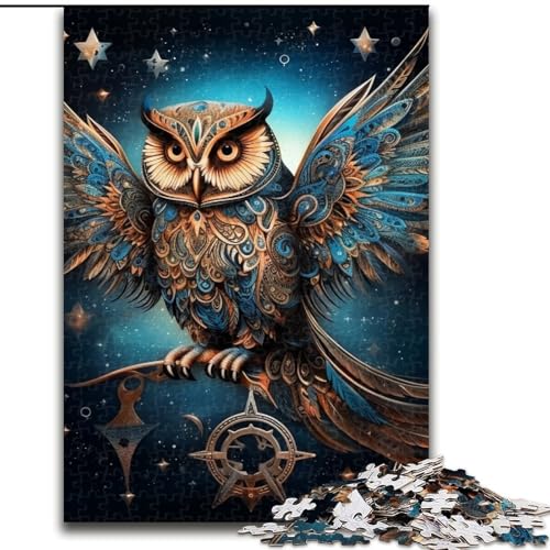 Puzzle 1000 Teile, Galaxie-Eule, aus Holz, Spielzeug, Geschenk, pädagogisches, intellektuelles, entspannendes Spaßspiel für die ganze Familie, 50x75cm, Geburtstagsfeier für Männer und Frauen Puzzle 1000 Teile, Galaxie-Eule, aus Holz, Spielzeug, Geschenk, pädagogisches, intellektuelles, entspannendes Spaßspiel für die ganze Familie, 50x75cm, Geburtstagsfeier für Männer und Frauen von MLADSOEHK
