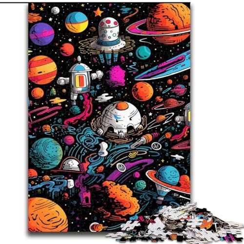 Puzzle 1000 Teile, Galaxie-Planet aus Holz, Geschenkidee für die Feiertage, humorvolles Kunstwerk, detailliertes Kunstwerk, 50x75cm, für Geburtstag, Feiertage, Weihnachten, Halloween Puzzle 1000 Teile, Galaxie-Planet aus Holz, Geschenkidee für die Feiertage, humorvolles Kunstwerk, detailliertes Kunstwerk, 50x75cm, für Geburtstag, Feiertage, Weihnachten, Halloween von MLADSOEHK