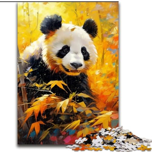 Puzzle 1000 Teile, bunter Kunstpanda aus Holz, Spielzeug, Geschenk, pädagogisches, intellektuelles, entspannendes Spaßspiel für die ganze Familie, 50x75cm, Geburtstagsfeier für Männer und Frauen Puzzle 1000 Teile, bunter Kunstpanda aus Holz, Spielzeug, Geschenk, pädagogisches, intellektuelles, entspannendes Spaßspiel für die ganze Familie, 50x75cm, Geburtstagsfeier für Männer und Frauen von MLADSOEHK