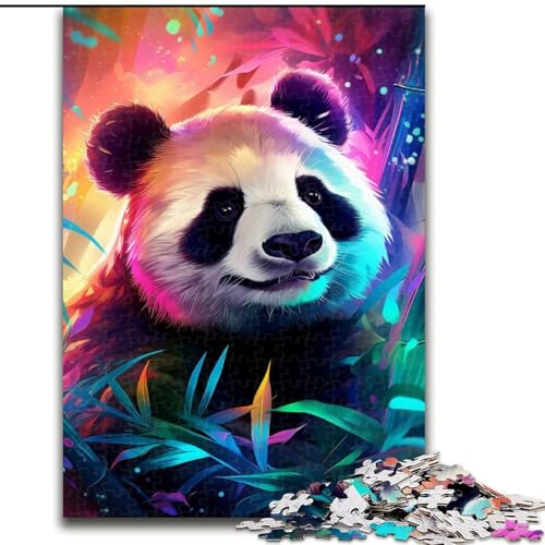 Puzzle 1000 Teile, bunter Kunstpanda aus Holz, Spielzeug, Geschenk, pädagogisches, intellektuelles, entspannendes Spaßspiel für die ganze Familie, 50x75cm, Geburtstagsfeier für Männer und Frauen Puzzle 1000 Teile, bunter Kunstpanda aus Holz, Spielzeug, Geschenk, pädagogisches, intellektuelles, entspannendes Spaßspiel für die ganze Familie, 50x75cm, Geburtstagsfeier für Männer und Frauen von MLADSOEHK