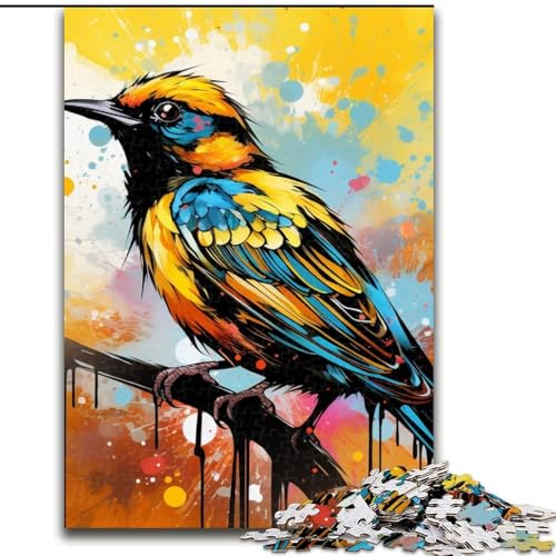 Puzzle 1000 Teile, gelber Spatz, aus Holz, Spielzeug, Geschenk, pädagogisches, intellektuelles, entspannendes Spaßspiel für die ganze Familie, 50x75cm, Geburtstagsfeier für Männer und Frauen Puzzle 1000 Teile, gelber Spatz, aus Holz, Spielzeug, Geschenk, pädagogisches, intellektuelles, entspannendes Spaßspiel für die ganze Familie, 50x75cm, Geburtstagsfeier für Männer und Frauen von MLADSOEHK